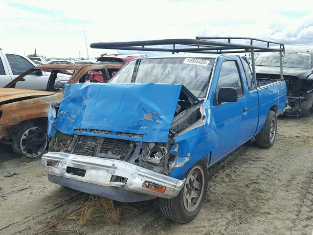 1N6SD16S6NC300754 - 1992 NISSAN TRUCK KING BLUE photo 2