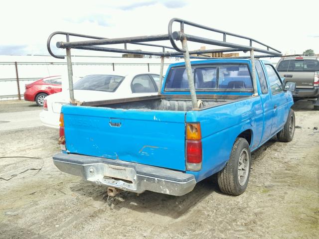 1N6SD16S6NC300754 - 1992 NISSAN TRUCK KING BLUE photo 4