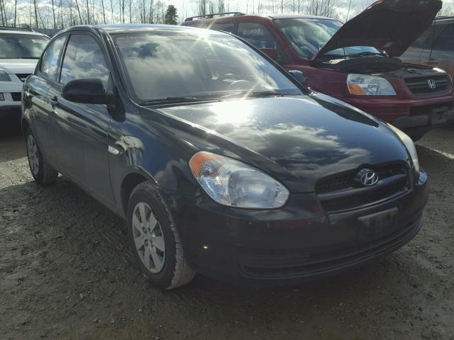 KMHCM36C09U122587 - 2009 HYUNDAI ACCENT GS BLACK photo 1