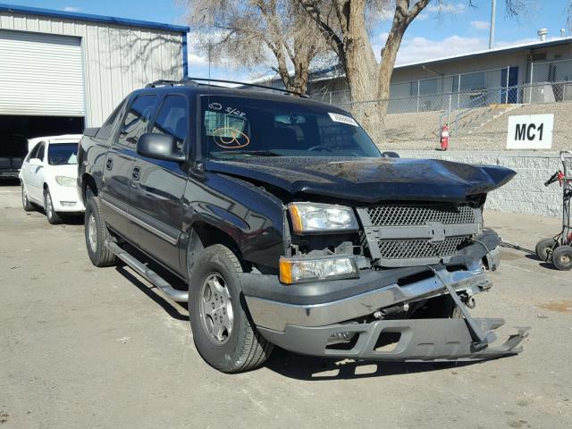 3GNEC12T64G319633 - 2004 CHEVROLET AVALANCHE BLACK photo 1