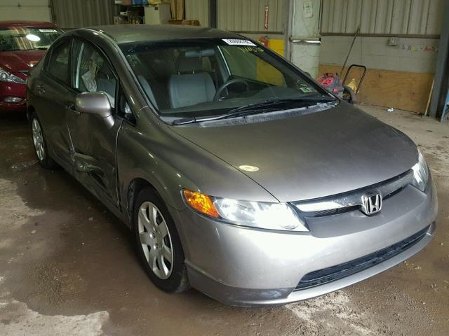 2HGFA16548H340342 - 2008 HONDA CIVIC LX GRAY photo 1