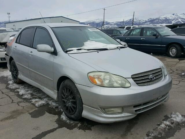 1NXBR32E74Z340135 - 2004 TOYOTA COROLLA CE SILVER photo 1