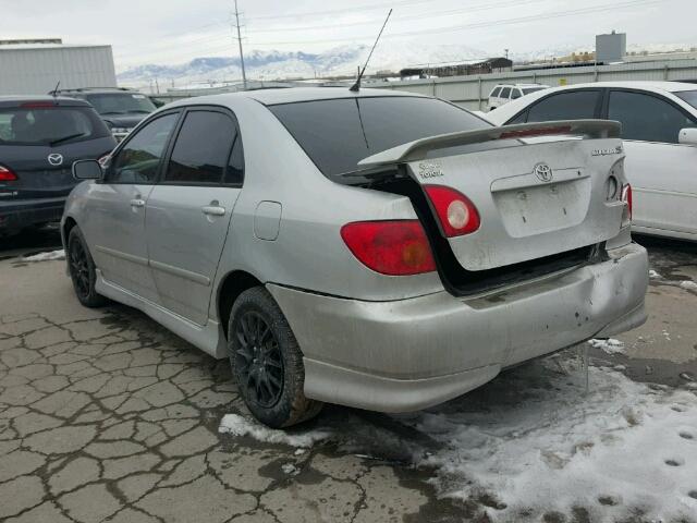 1NXBR32E74Z340135 - 2004 TOYOTA COROLLA CE SILVER photo 3