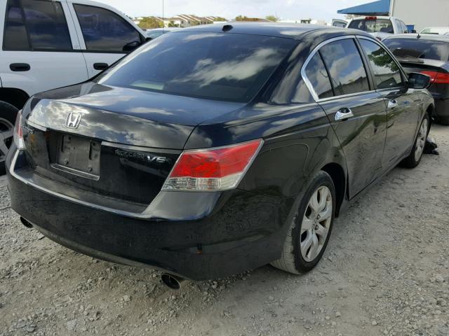 1HGCP3F86AA024128 - 2010 HONDA ACCORD EXL BLACK photo 4