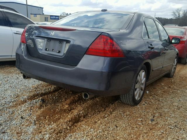 1HGCM665X7A051261 - 2007 HONDA ACCORD EX GRAY photo 4