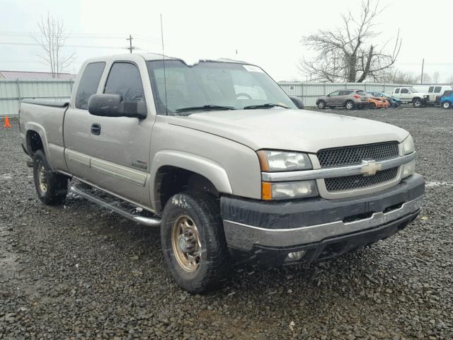 1GCHK292X4E348605 - 2004 CHEVROLET SILVERADO BEIGE photo 1