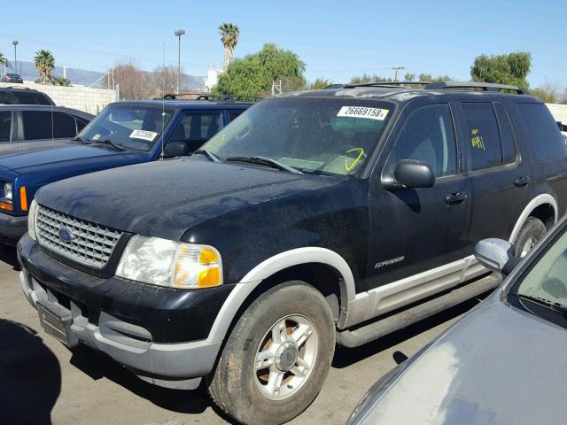 1FMZU63E62ZB62411 - 2002 FORD EXPLORER X BLACK photo 2