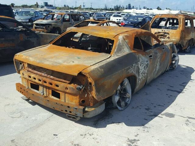 2C3CDYAG8EH251609 - 2014 DODGE CHALLENGER BURN photo 4