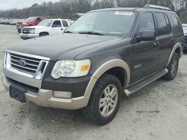 1FMEU64E46ZA24028 - 2006 FORD EXPLORER E GRAY photo 2