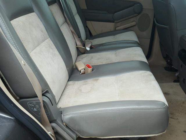1FMEU64E46ZA24028 - 2006 FORD EXPLORER E GRAY photo 6