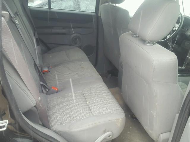 1J8HG48K17C690404 - 2007 JEEP COMMANDER BLACK photo 6