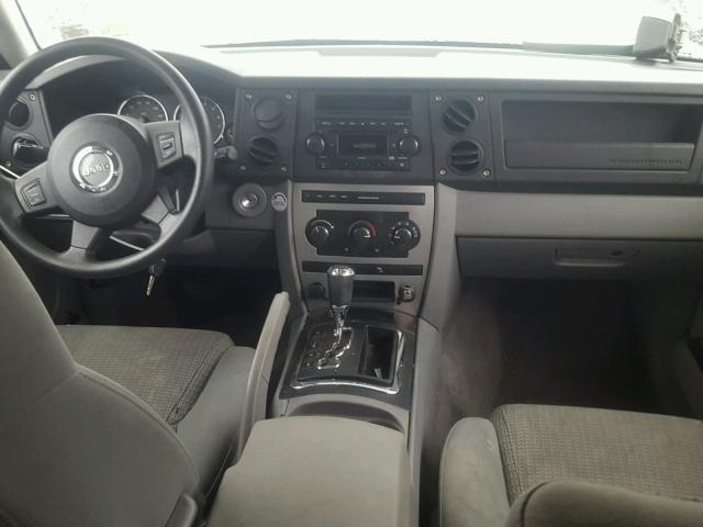 1J8HG48K17C690404 - 2007 JEEP COMMANDER BLACK photo 9