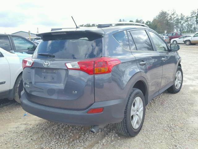 JTMZFREV4FD068348 - 2015 TOYOTA RAV4 LE GRAY photo 4