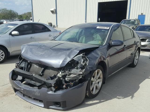 1N4BA41E78C812256 - 2008 NISSAN MAXIMA SE BLUE photo 2