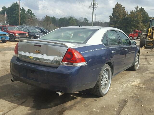 2G1WU583489172441 - 2008 CHEVROLET IMPALA LTZ SILVER photo 4