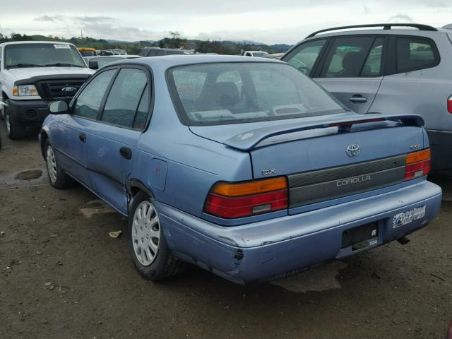 1NXAE09B7SZ324113 - 1995 TOYOTA COROLLA LE 蓝色 照片 3