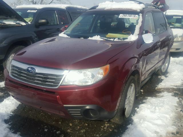 JF2SH63629H722414 - 2009 SUBARU FORESTER 2 RED photo 2