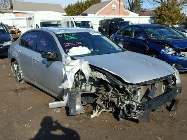 JNKBV61F48M264745 - 2008 INFINITI G35 SILVER photo 1