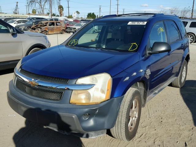 2CNDL63F956083224 - 2005 CHEVROLET EQUINOX LT BLUE photo 2