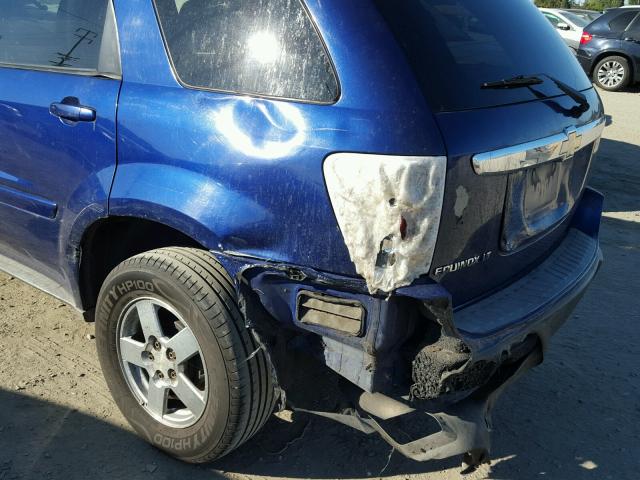 2CNDL63F956083224 - 2005 CHEVROLET EQUINOX LT BLUE photo 9