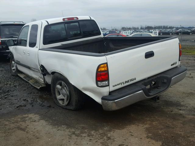 5TBRT34191S217766 - 2001 TOYOTA TUNDRA ACC WHITE photo 3