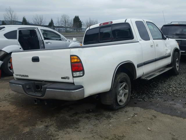 5TBRT34191S217766 - 2001 TOYOTA TUNDRA ACC WHITE photo 4