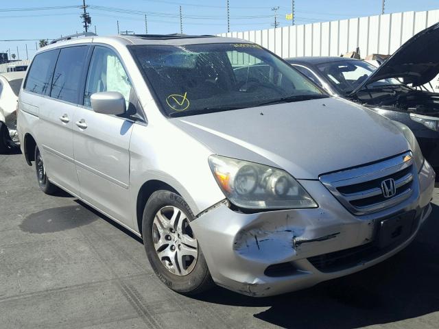 5FNRL38687B420187 - 2007 HONDA ODYSSEY EX SILVER photo 1