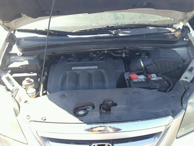 5FNRL38687B420187 - 2007 HONDA ODYSSEY EX SILVER photo 7