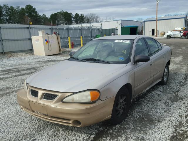 1G2NE52E45M149142 - 2005 PONTIAC GRAND AM S ოქროსფერი ფოტო 2