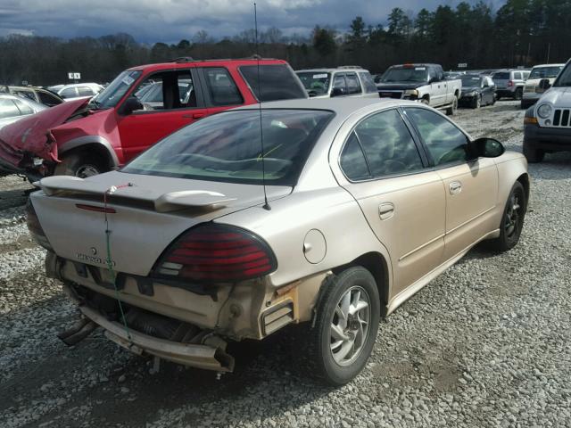 1G2NE52E45M149142 - 2005 PONTIAC GRAND AM S GOLD photo 4