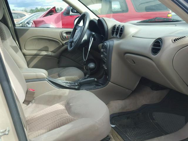 1G2NE52E45M149142 - 2005 PONTIAC GRAND AM S ოქროსფერი ფოტო 5