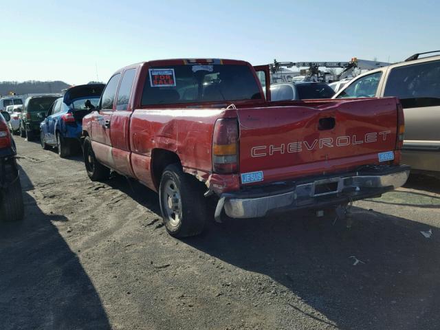 2GCEC19W421130798 - 2002 CHEVROLET SILVERADO RED photo 3