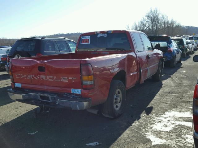 2GCEC19W421130798 - 2002 CHEVROLET SILVERADO RED photo 4