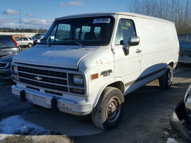 1GCGG35K2TF108238 - 1996 CHEVROLET VAN G3500 WHITE photo 2