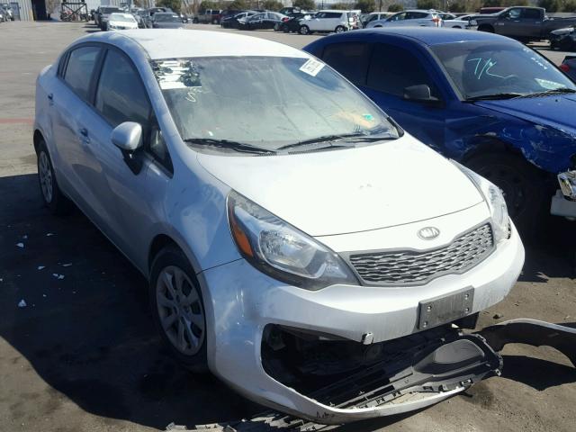 KNADM4A37E6335442 - 2014 KIA RIO LX Արծաթագույն լուսանկար 1