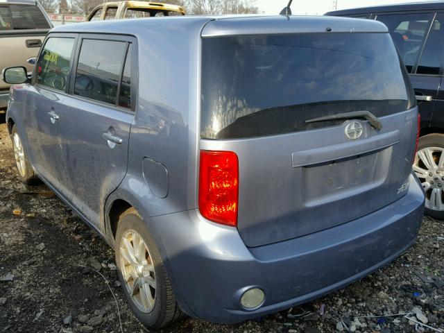 JTLKE50E191067592 - 2009 TOYOTA SCION XB BLUE photo 3