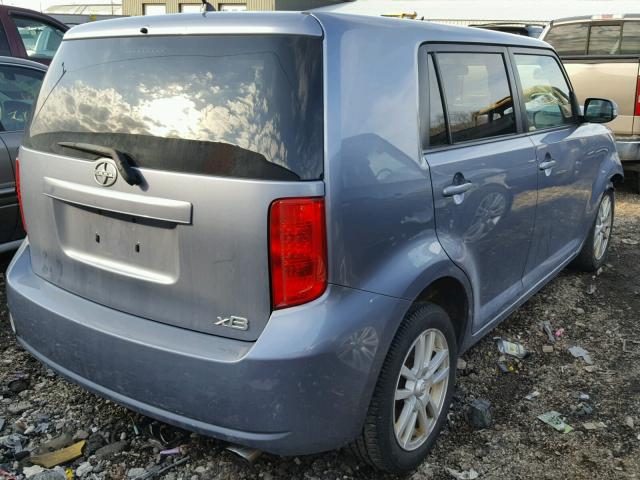 JTLKE50E191067592 - 2009 TOYOTA SCION XB BLUE photo 4