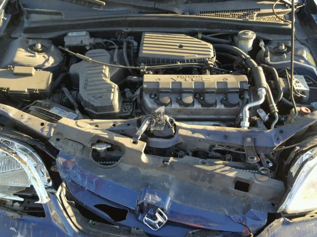 1HGEM22972L053671 - 2002 HONDA CIVIC EX 蓝色 照片 7