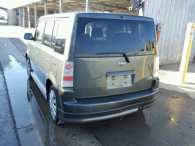 JTLKT324264043133 - 2006 TOYOTA SCION XB GREEN photo 3