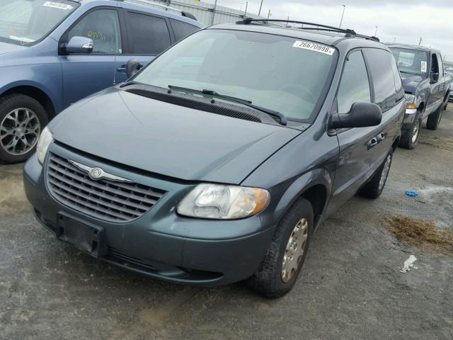 1C4GJ25393B202659 - 2003 CHRYSLER VOYAGER GREEN photo 2