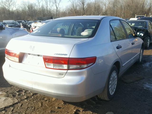 1HGCM56153A098215 - 2003 HONDA ACCORD DX SILVER photo 4