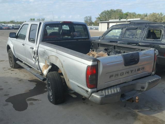 1N6ED29X84C454407 - 2004 NISSAN FRONTIER C SILVER photo 3