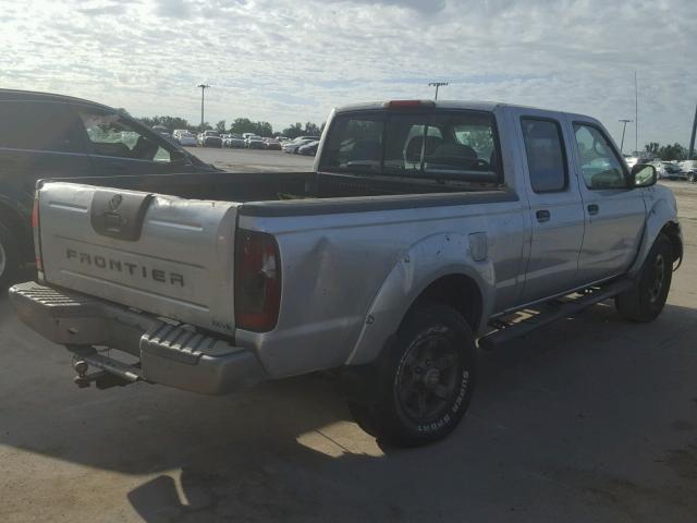 1N6ED29X84C454407 - 2004 NISSAN FRONTIER C SILVER photo 4
