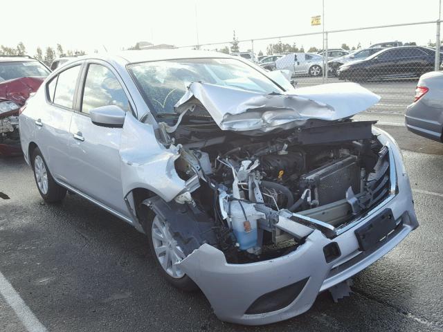 3N1CN7AP9GL870249 - 2016 NISSAN VERSA S SILVER photo 1