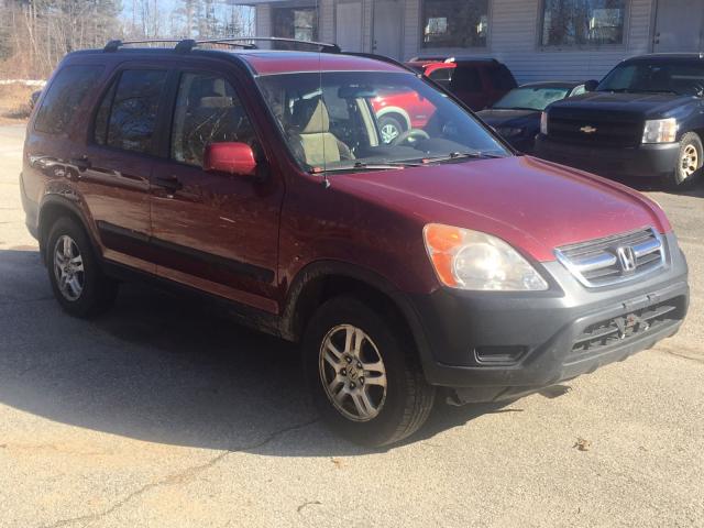 JHLRD778X4C025429 - 2004 HONDA CR-V EX BURGUNDY photo 1