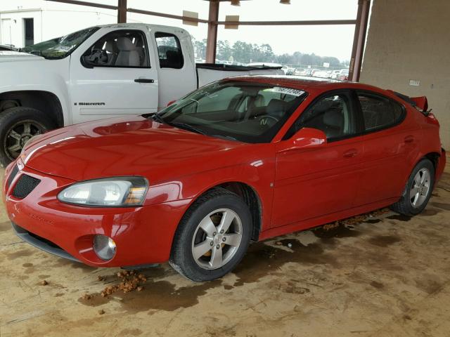 2G2WP552481112057 - 2008 PONTIAC GRAND PRIX RED photo 2