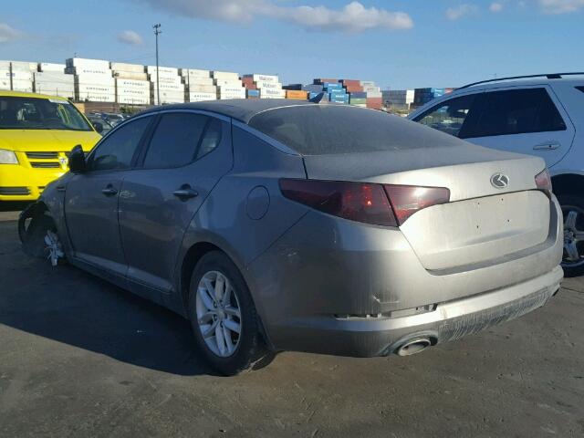 5XXGM4A73DG251251 - 2013 KIA OPTIMA LX GRAY photo 3