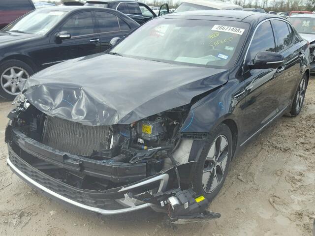 KNAGM4AD8D5039534 - 2013 KIA OPTIMA HYB BLACK photo 2