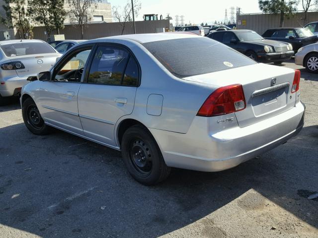 2HGES26783H609130 - 2003 HONDA CIVIC EX SILVER photo 3