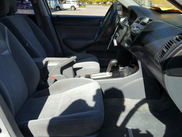 2HGES26783H609130 - 2003 HONDA CIVIC EX ვერცხლისფერი ფოტო 5